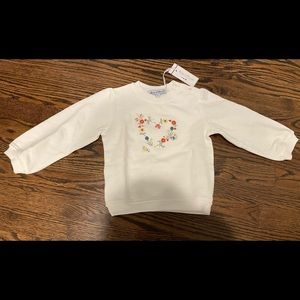 Tartine et Chocolat NEW embroidered toddler sweatshirt